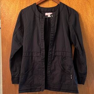 Black Koi Scrub Jacket